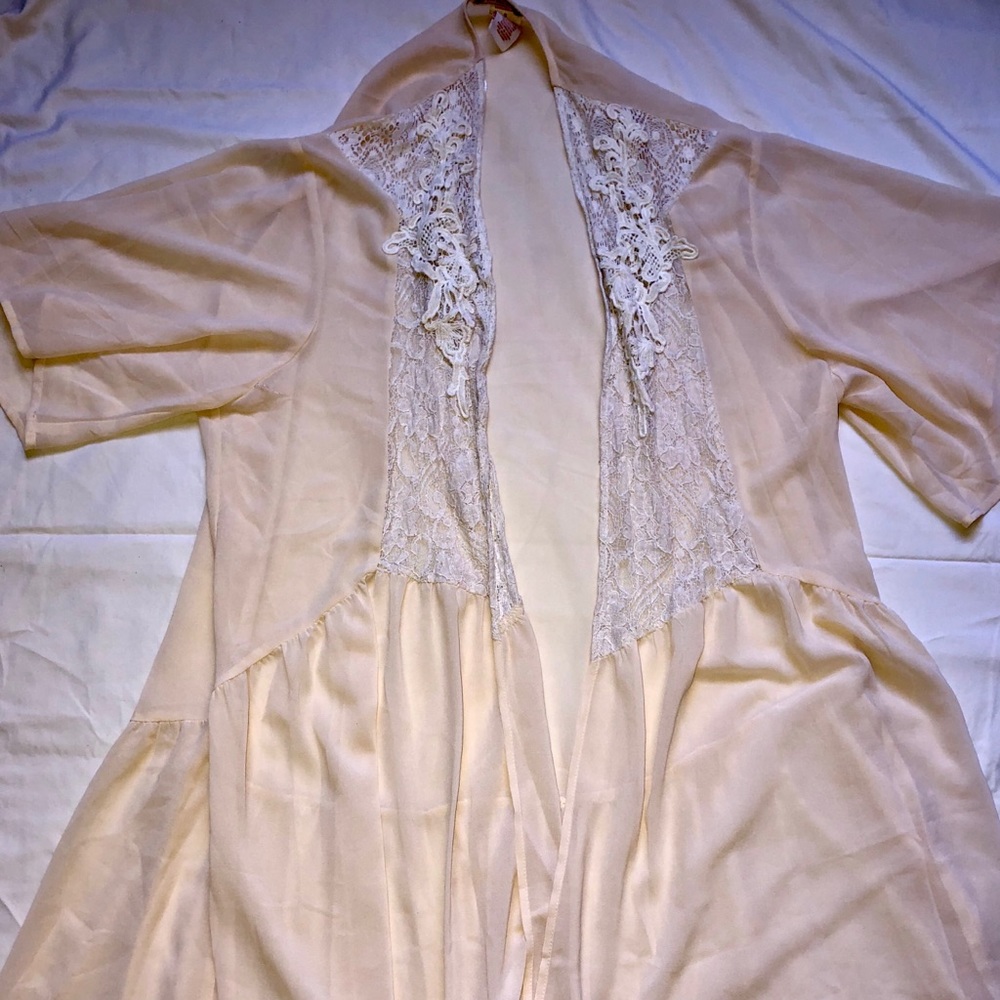 FLYING TOMATO Sheer Kimono Jacket